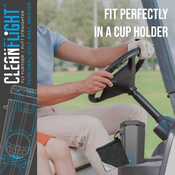 Lavadora De Pelotas De Golf Clean Flight Premium - Limpiador - Image 5