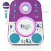 Juguete Karaoke Para Niños Con Bluetooth Y Luz Led, Morado