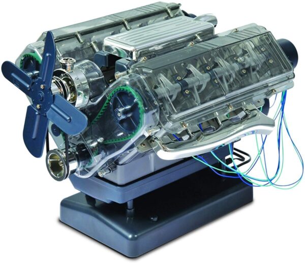 Kit Juguete Para Construir Propio Motor V8 Para Niños