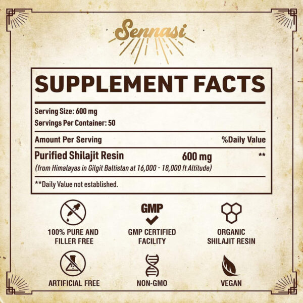 Shilajit Resina Orgánica Pura Del Himalaya Potencia Máxima - Image 2