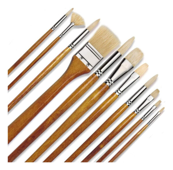Pinceles Para Pintura Profesional Fuumuui - Set De 11 Pzs - Image 6