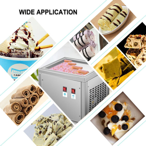 Máquina De Rollo De Helado Frito Comercial Portatil Msi - Image 6