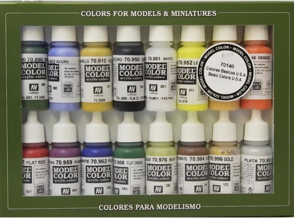 Set De Pintura De Colores Vallejo Basic Ee.uu - 0.5 Oz - Image 6