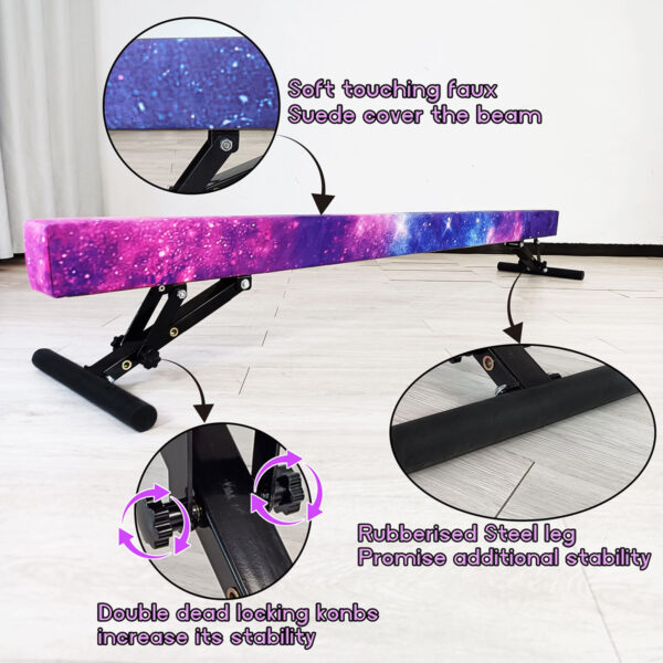 Viga Equilibrio Ajustable 8 Pies Centro Gymni. - Image 2