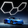 16 Luces Led De Techo Hexagonales Para Garaje 128w 6500k