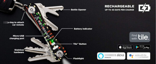 Llavero Inteligente Con Bluetooth Y Abrebotellas Para 14 Lla - Image 2
