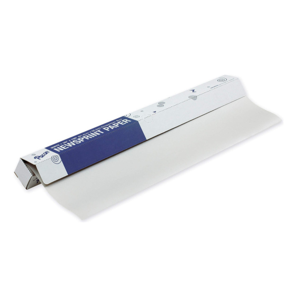 Rollo De Papel De Periódico Blanco 91 Cm X 30 M