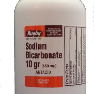 Rugby Bicarbonato De Sodio 10 Gr Tabletas Alivio Acidez