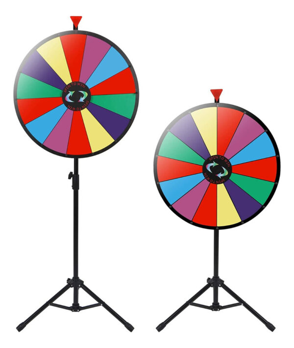 Ruleta De Fortuna Con Base De Metal De Altura Ajustable - Image 2