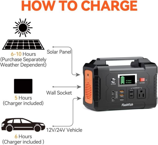 Generador Eléctrico Portatil 40800 Mah Flash Fish Msi - Image 8