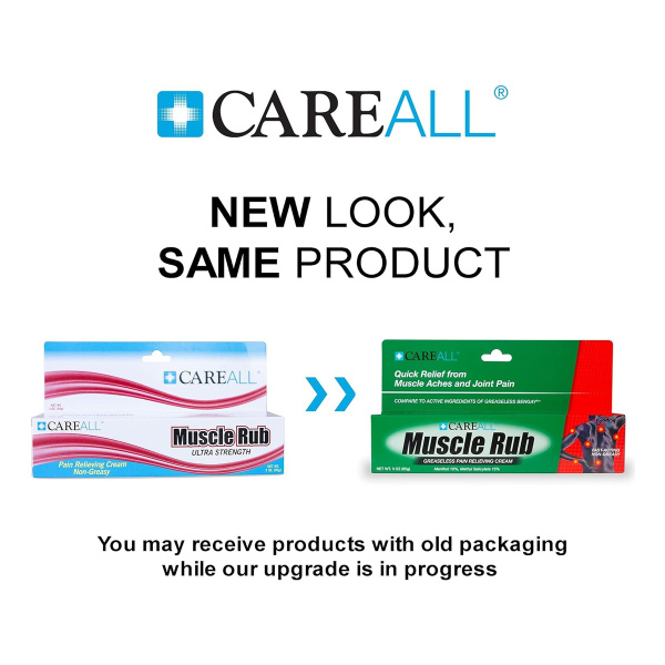 Careall 3.0 Oz. Crema No Grasa Para Masaje Muscular 3 Pack - Image 3