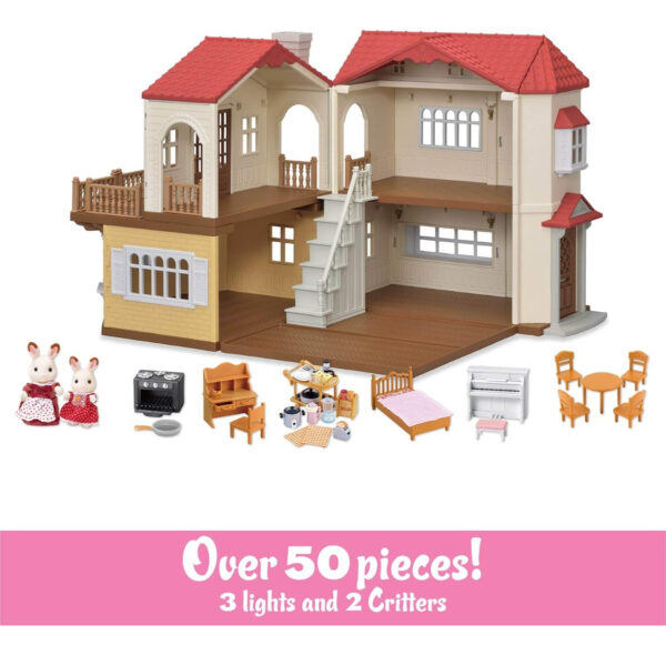 Calico Critters Cc1797 Color Multicolor Conjunto Red Roof Ca - Image 3