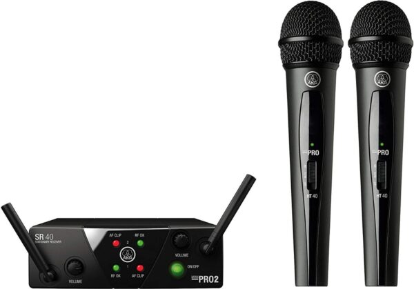 Akg Wms40 Mini2 Vocal Micrófono Inalámbrico Sistema Us25a /