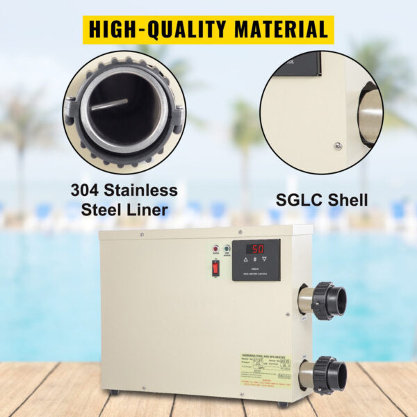 Calentador Agua Electrico Piscina Spa Hidromasaje 240v Msi - Image 2
