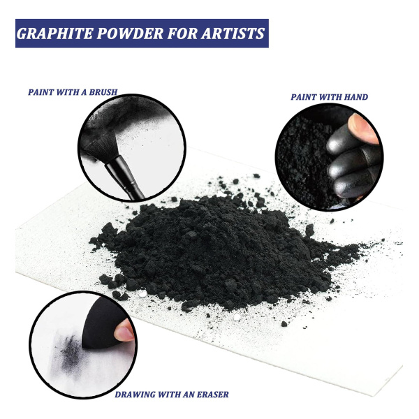 Polvo De Grafito Microfino 500 G Para Lubricar Y Dibujar - Image 5