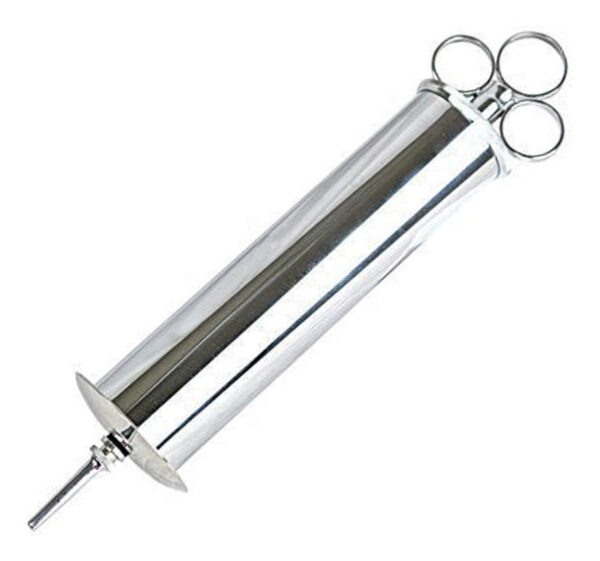 Jeringa Para Remover Cera De Oído 4 Onzas Latón Cromado - Image 2