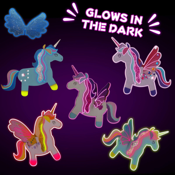 Kit De Pintura Unicornio Luminiscente Regalos Pascua Artes - Image 3