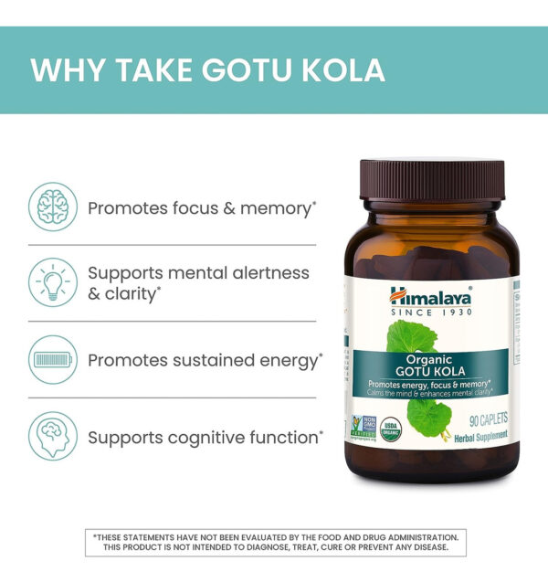 Himalaya Gotu Kola Para Concentracion 90 Cp - Image 4