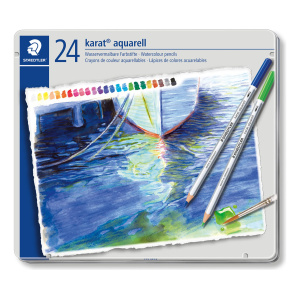 Lápices De Acuarela Premium 24 Colores, Staedtler Karat Aqua