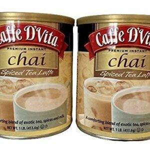 Caffe D'vita Spiced Chai Latte 16 Oz 2 Pack