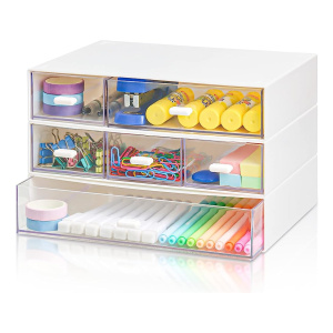 Organizador De Escritorio Eegao Con Cajón, Caja De Almacenam