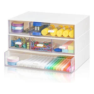 Organizador De Escritorio Eegao Con Cajón, Caja De Almacenam