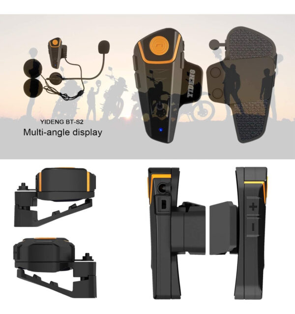 Auriculares Bluetooth Bt Impermeable Para Motocicleta Casco - Image 2