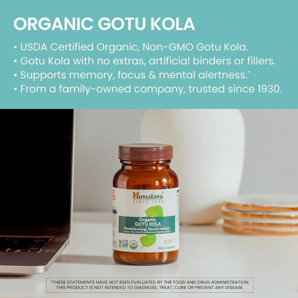 Himalaya Gotu Kola Para Concentracion 90 Cp - Image 3