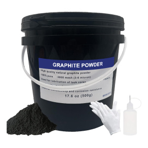 Polvo De Grafito Microfino 500 G Para Lubricar Y Dibujar