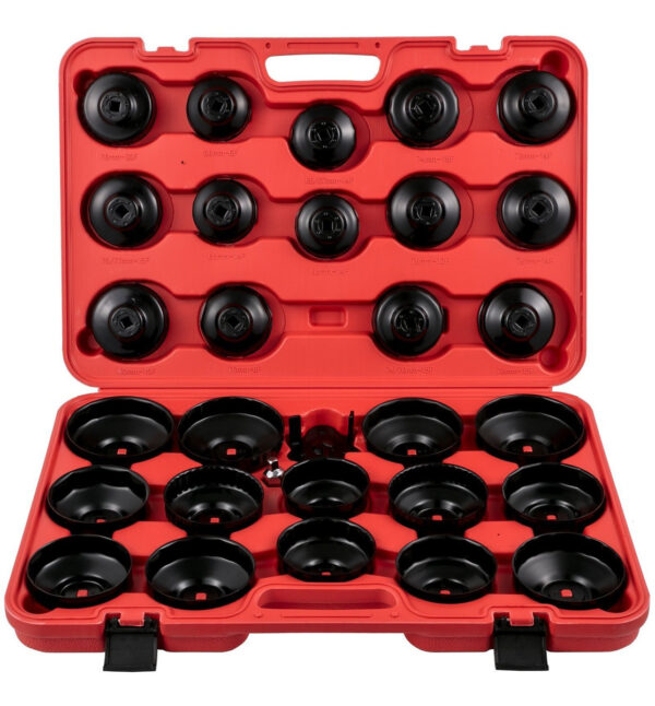 Kit Dados Filtros Aceite Cambio Llave 30 Piezas Estuche Msi