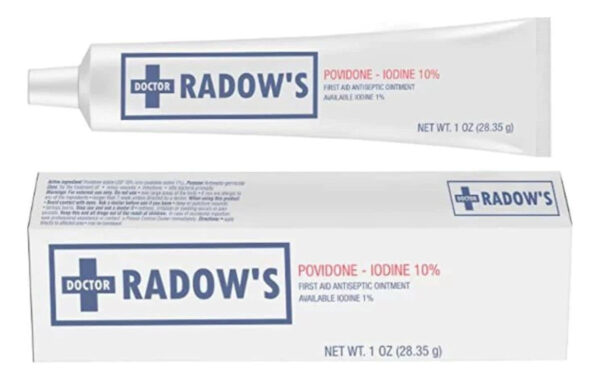Povidona Yodada Doctor Radow 10% Ungüento Antiséptico 1 Oz