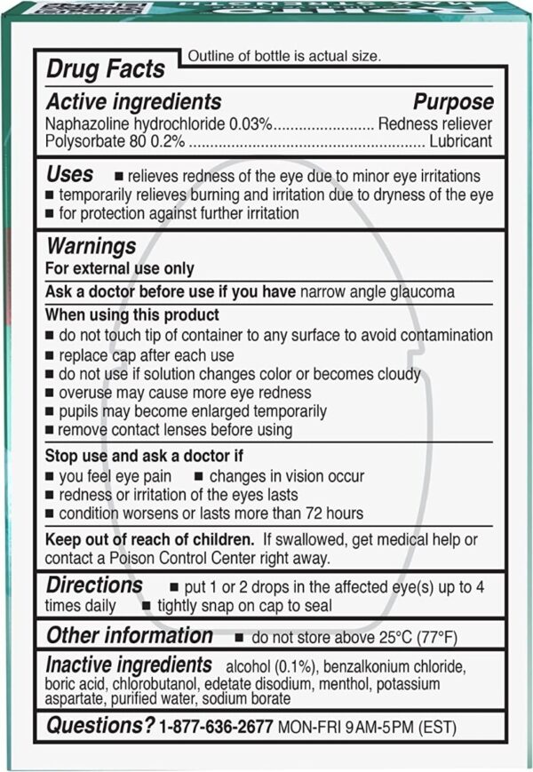 Rohto Redness Relief Gotas Lubricantes Para Los Ojos 3 Pack - Image 6