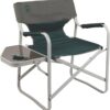 Silla Para Campar Resistenete Plegable Con Mesita Lateral