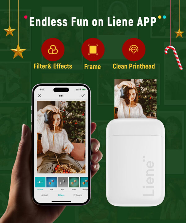 Impresora De Fotos Mini Liene 2x3 - Bluetooth 5.0 - Image 5