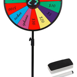 Ruleta De Fortuna Con Base De Metal De Altura Ajustable
