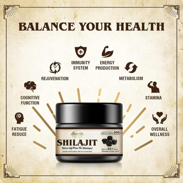 Shilajit Resina Orgánica Pura Del Himalaya Potencia Máxima - Image 4