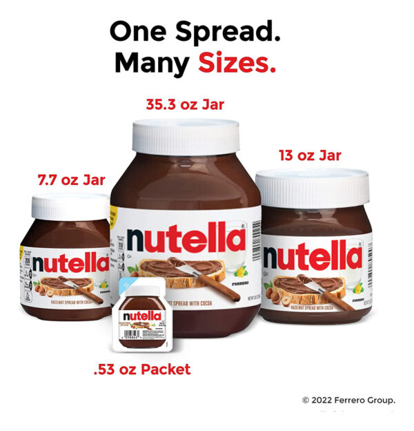 Nutella Mini Cup 15grs. Importado 120 Pack Msi - Image 5