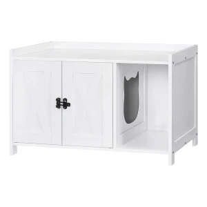 Recinto De Caja De Arena Para Gatos Mahancris, Muebles De Ca
