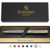 Pluma Scriveiner Silver Chrome: Regalo Perfecto Profesional