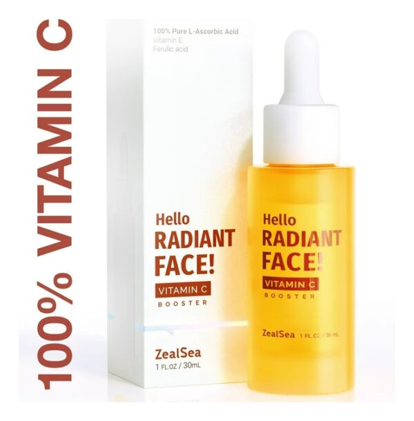 Zealsea Suero Facial 15% Puro Vitamina C, E Antiarrugas 30ml