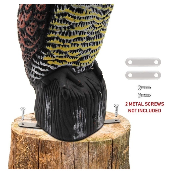 Búho Espantapájaros Energía Solar Con Sonido Impermeable - Image 4