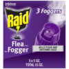 Raid Flea Fogger Fumigador Pulgas Chinches (3 Latas) 2 Pack