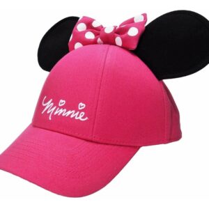 Gorra Béisbol Ajustable Disney Minnie Mouse Con Orejas, Rosa