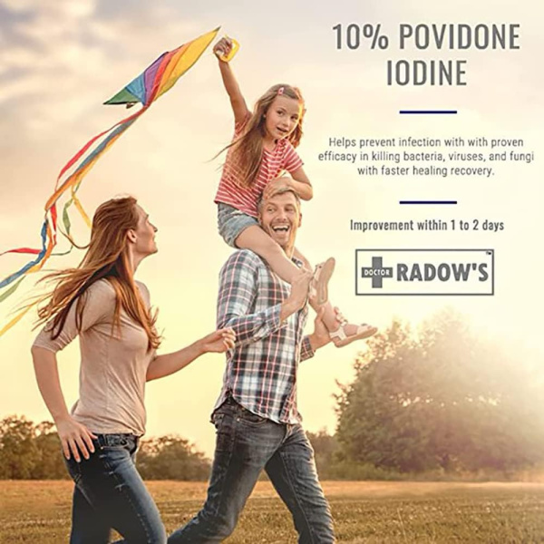 Povidona Yodada Doctor Radow 10% Ungüento Antiséptico 1 Oz - Image 4