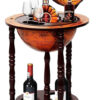 Globo Terráqueo Licorera Bar Vinos Estante Botellas
