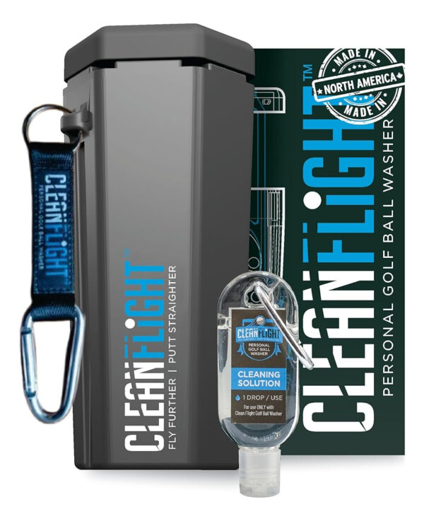 Lavadora De Pelotas De Golf Clean Flight Premium - Limpiador