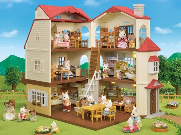 Conjunto Calico Critters Red Roof Casa De Campo Regalo Msi - Image 2