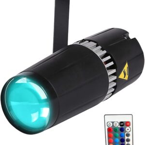 Luz Led De Escenario Pin-tom 9w Rgb 3 En 1 Control Remoto