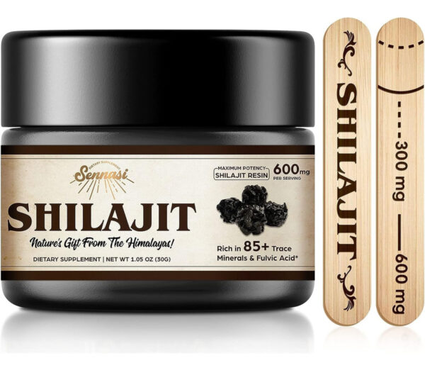Shilajit Resina Orgánica Pura Del Himalaya Potencia Máxima