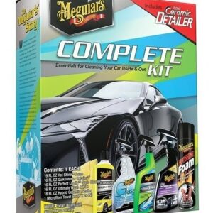 Meguiars Bucket Kit Interiores Vidrios Lavado Llantas 6 Pz